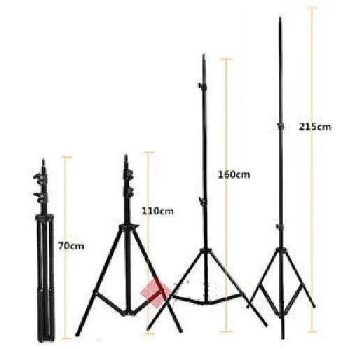 7ft 2m Photo Studio Video Camera Ring Light Stand Flash Softbox Tripod + Phone Holder