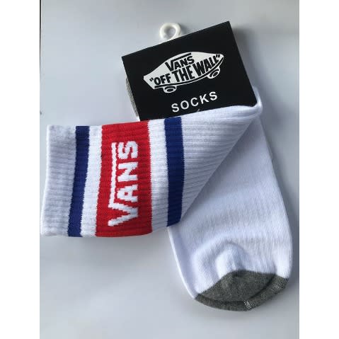 Multiple Stripes Luxury Men's Cotton White Socks