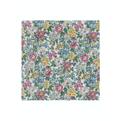Liberty Fabric Multi Honeydew Pocket Square