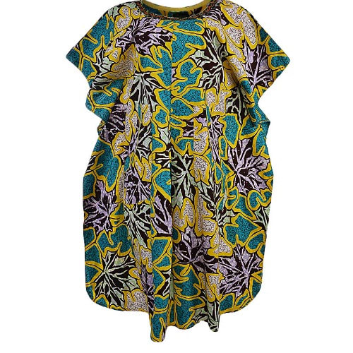 Fijrose Short Bubu Stoned Dress - Multicolour
