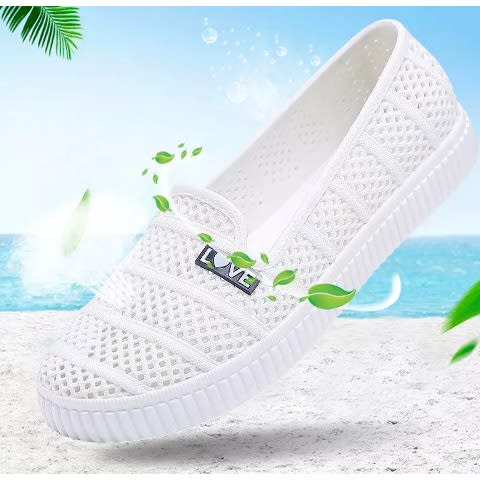 Ladies Rubber Shoes - White