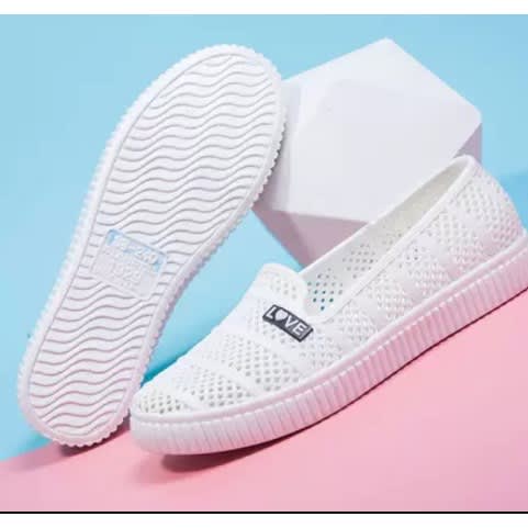 Ladies Rubber Shoes - White