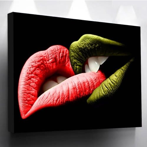Lip Canvas Frame