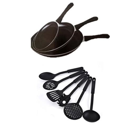 Sets Of Nonstick Frypan+ Cooking Spoon