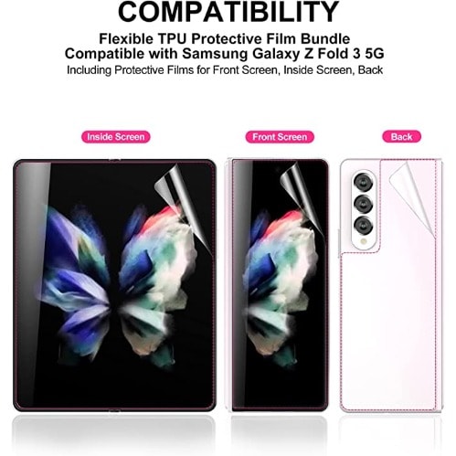 Screen Protector Tempered Glass For Samsung Galaxy Z Fold 3 5g