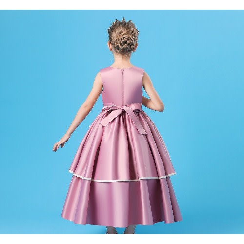 Girl's Long Gown - Pink