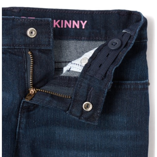 Girls Basic Skinny Jeans- Dkstry Blue Wash