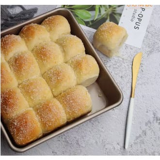 Deep Square Bread Loaf Baking & Grilling Pan X 2pcs + Free Gift