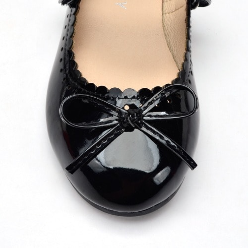 Cosy Susy - Girls Flat Shoe - Black