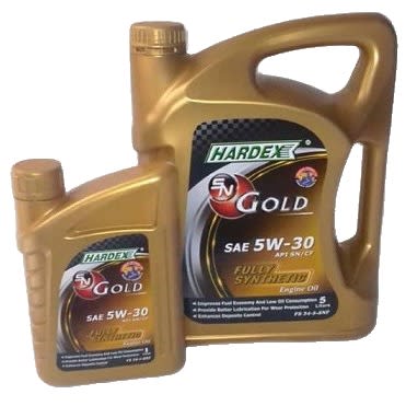 Hardex Gold Fully Synthetic Engine Oil SAE 5W-30 - 6Litres
