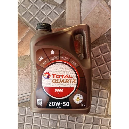 Engine Oil 20w-50 5 Litre Total Quartz 5000 Sl
