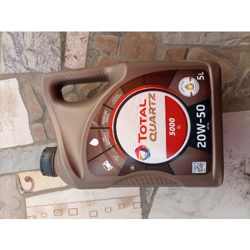 Engine Oil 20w-50 5 Litre Total Quartz 5000 Sl