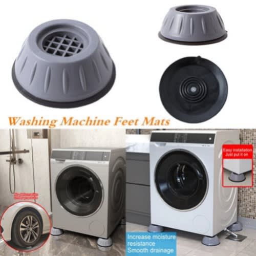 Washing Machine Foot Pads - Anti Vibration Rubber  - 4pcs