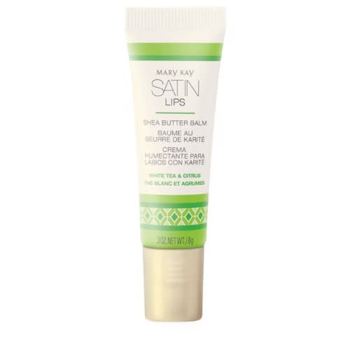 White Tea & Citrus Satin Lips Shea Butter Balm - 8g
