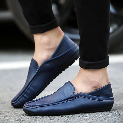 Men Loafers - Blue
