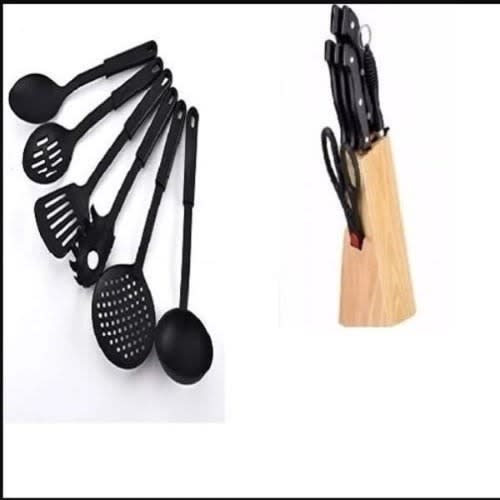 Knife Set & Non-stick Spoon