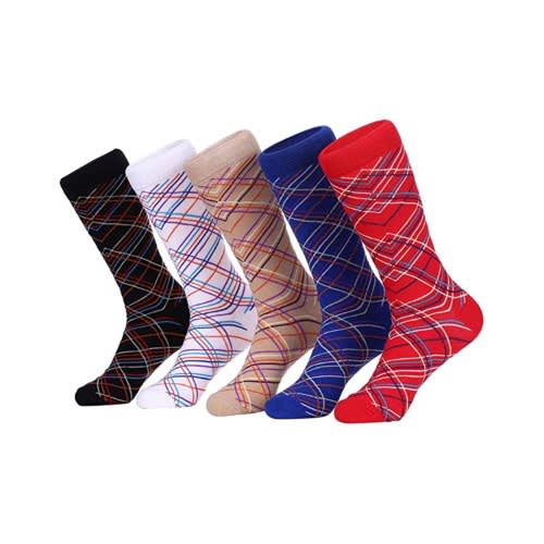 Marino Criss Cross 5 Pack Socks -Pack 302