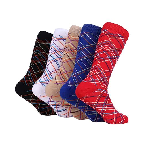Marino Criss Cross 5 Pack Socks -Pack 302