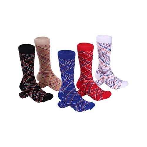 Marino Criss Cross 5 Pack Socks -Pack 302