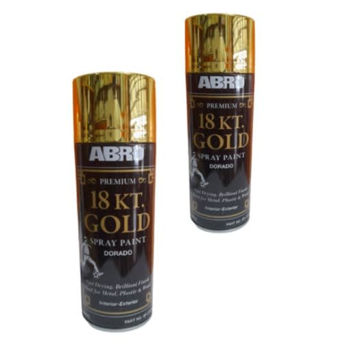 18kt Gold Spray Paint - 400ml - 2pcs