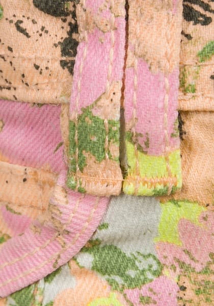"Okaidi" Girls Skinny Jeans -Pink Orange Mix