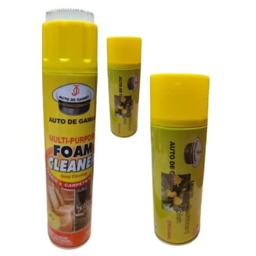 650ml Foam Cleaner + 400ml Dashboard Polish - 2pcs