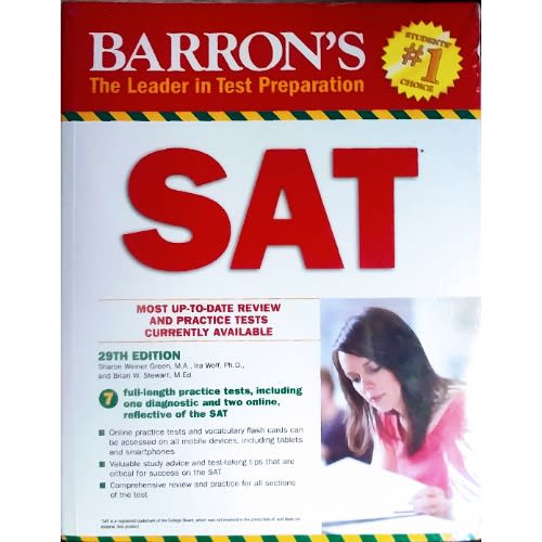 SAT 29th Edition: With Bonus Online Tests