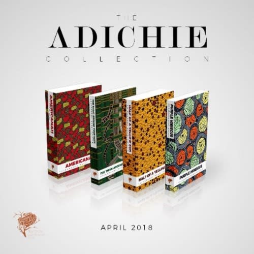 Adichie Collection: Purple Hibiscus, Half Of A Yellow Sun, Americanah & The Thing Around Your Neck