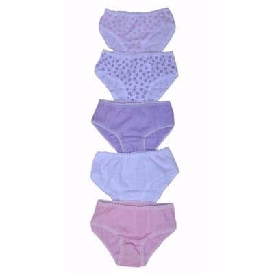 5 Set of Girls Pant - Multicolour