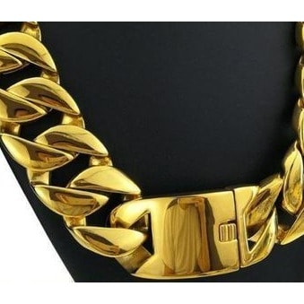 Thick Men's Gold Cuban Link Chain