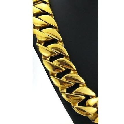 Thick Men's Gold Cuban Link Chain