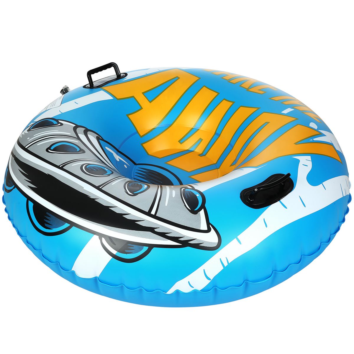 47 Inch Inflatable PVC Snow Tube Snow Sled For Kids And