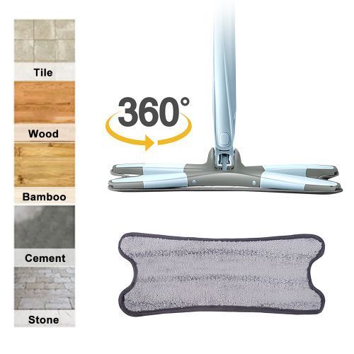 Microfiber Flat Mop For Hardwood
