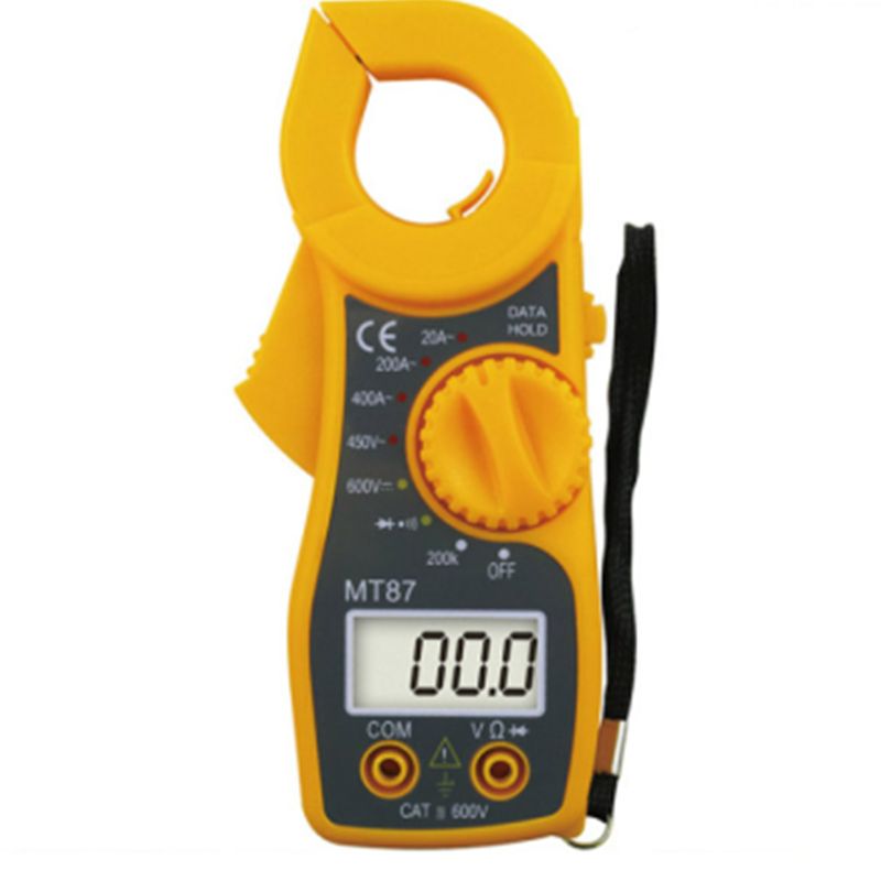 Portable MT87 LCD Digital Clamp Meters Multimeter With