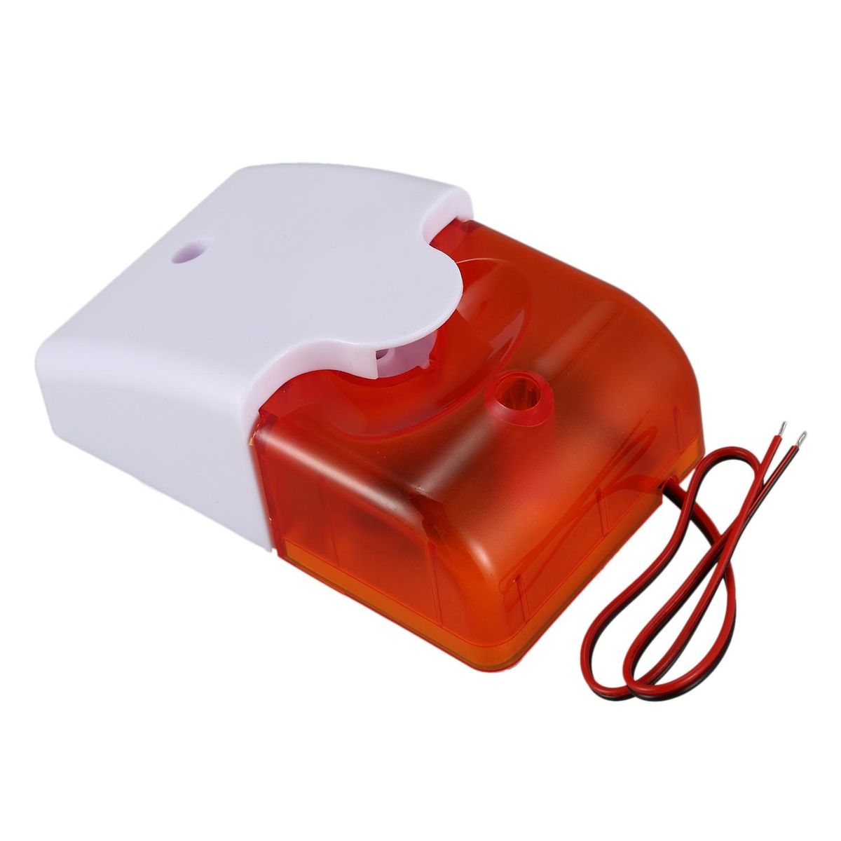 Mini Wired Strobe Warning Siren Dc 12V Sound Alarm 115Db