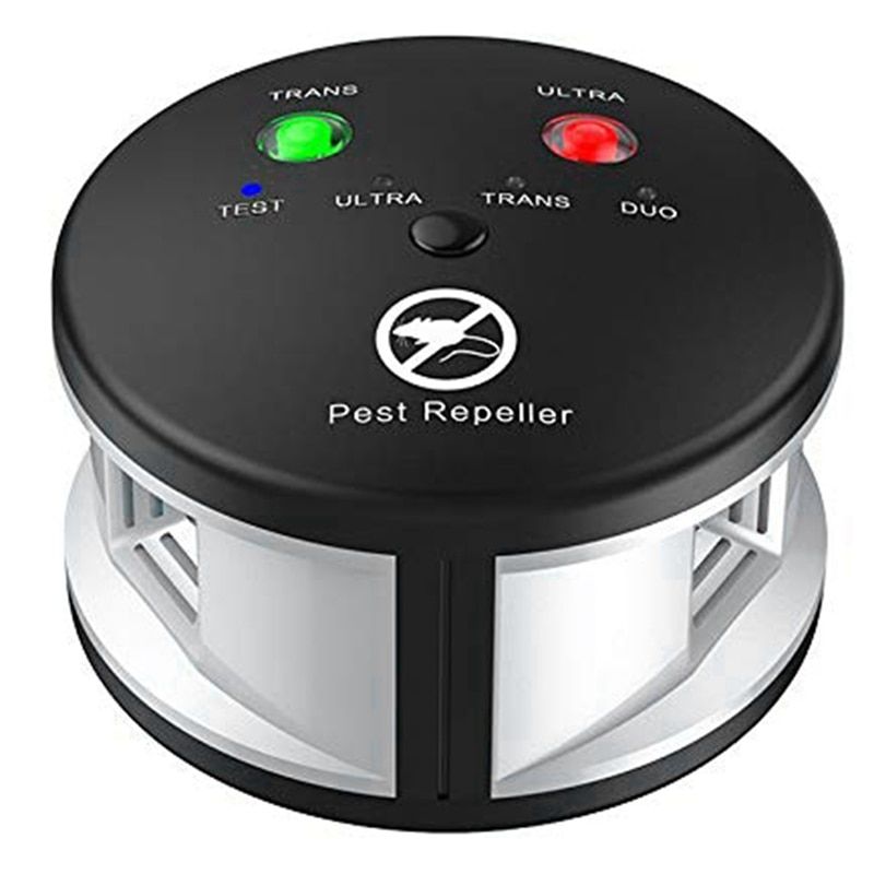 Riple Rodent Repeller, Ultrasonic Pest Repeller, Pressure Wave, Indoor For Mice, Rats,ders,360 Degree Eu Plug Retail