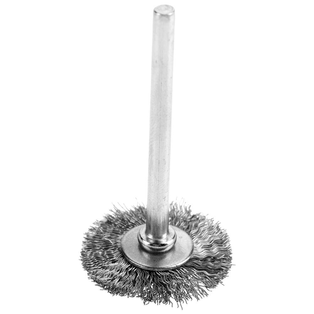 10Pcs 25mm Mini Stainless Steel Wire Brush Polishing Wheel