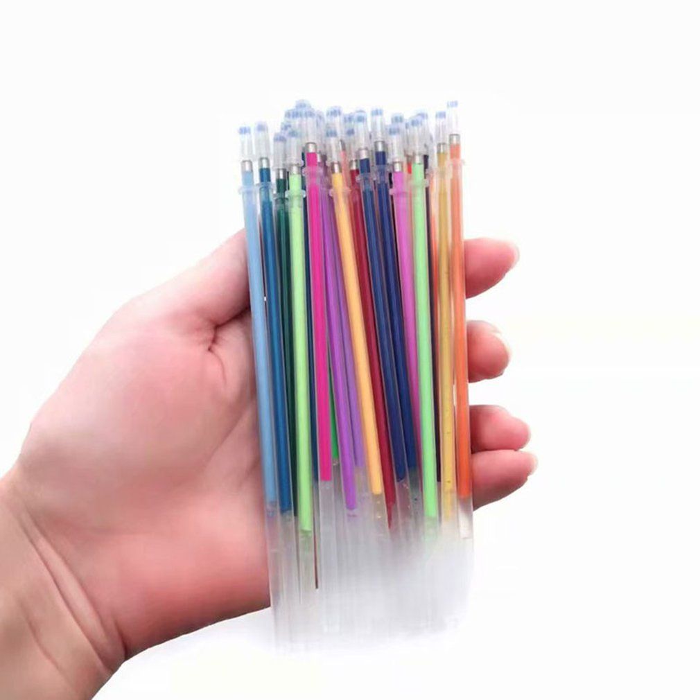 48 Color/SET Refill Multi Colored Painting Gel Ink Ballpoint Pens Refills Rod