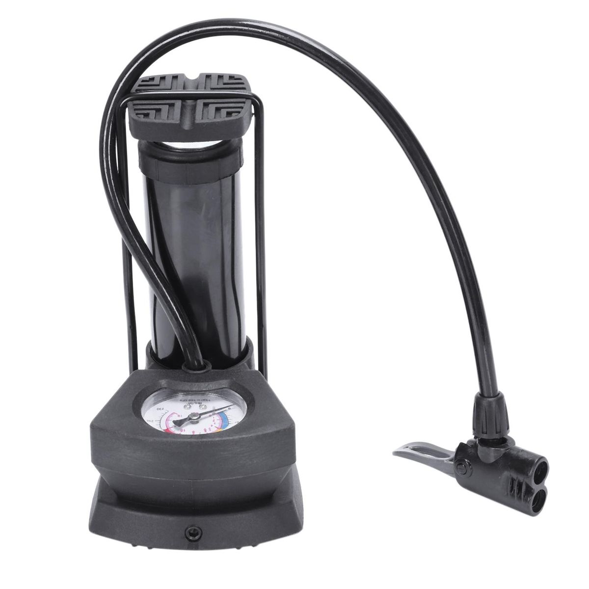 Foot Activated Floor Pump With Gauge Bicycle Air Pump