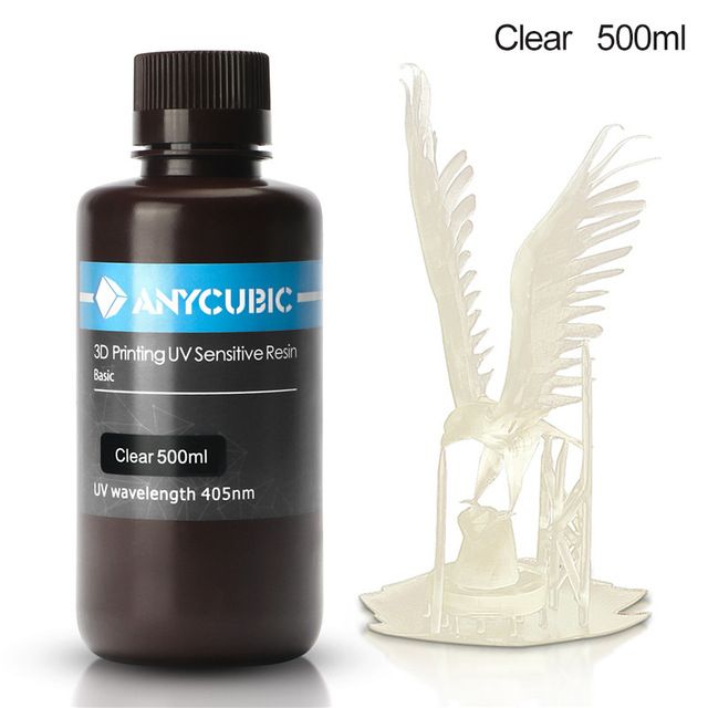 ANYCUBIC 405nm UV Resin For Photon Photon S 3D Printer Printing Material LCD UV Sensitive Normal 500 Ml/1L Liquid Bottle Gadget