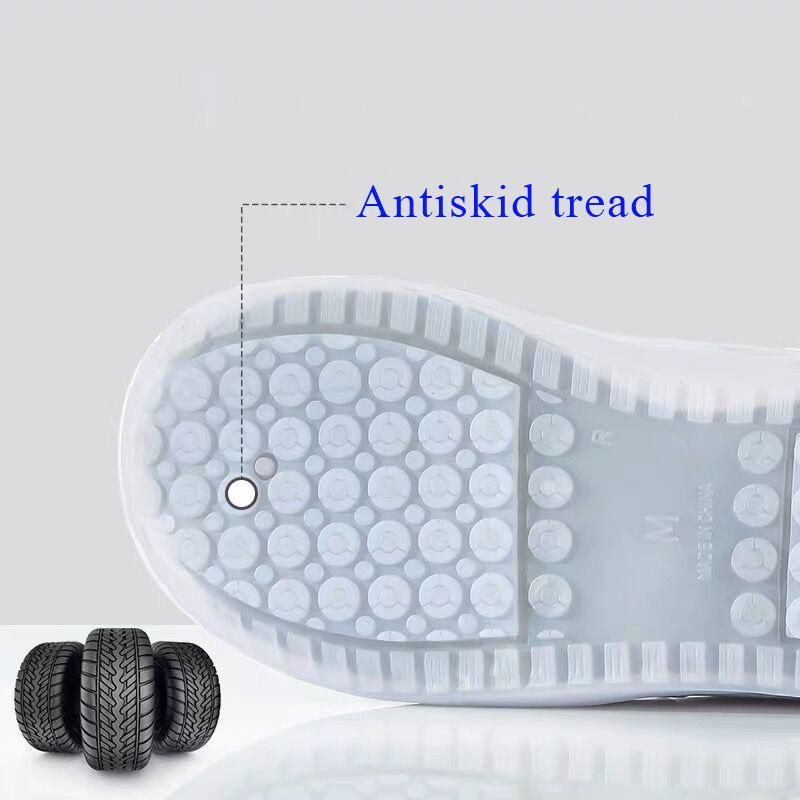 Double Bottom Rubber Shoe Covers Women and Men Highly Elasticity Shoe Protector Waterproof Galoshes Kids Anti-slip Rubber Boots