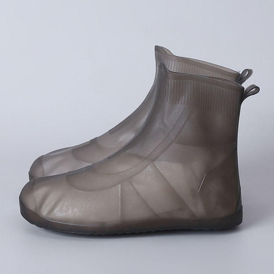 Double Bottom Rubber Shoe Covers Women and Men Highly Elasticity Shoe Protector Waterproof Galoshes Kids Anti-slip Rubber Boots