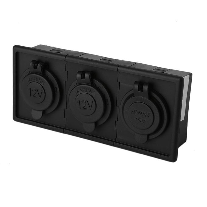 Universal 2 Generation USB Charger + Power Source Socket + Mounting Frame Set