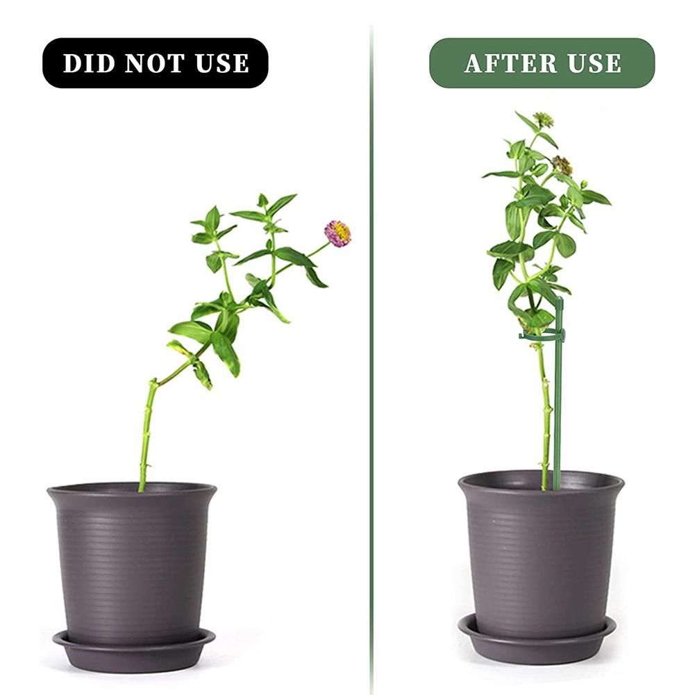 20 Pack Plant Support Stakes Adjustable Garden Single Stem