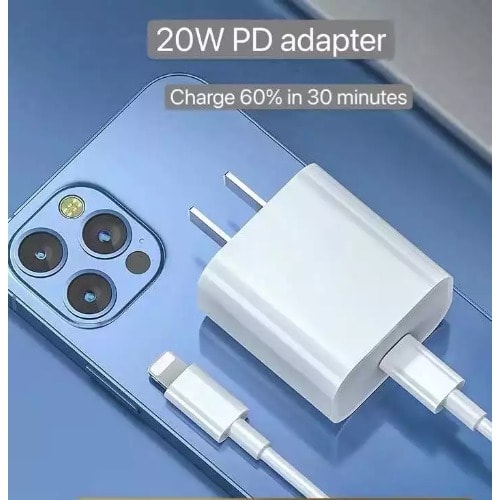 Mfi Certified Usb-c To Lightning Cable - 20w Usb-c Power Adapter