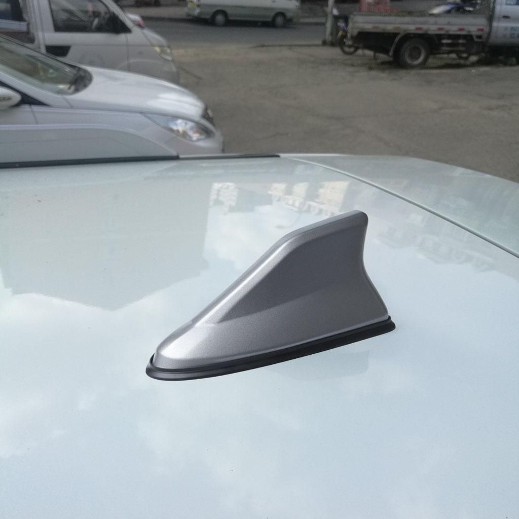 Shark Fin Antenna Car Antenna Cover Radio Gray