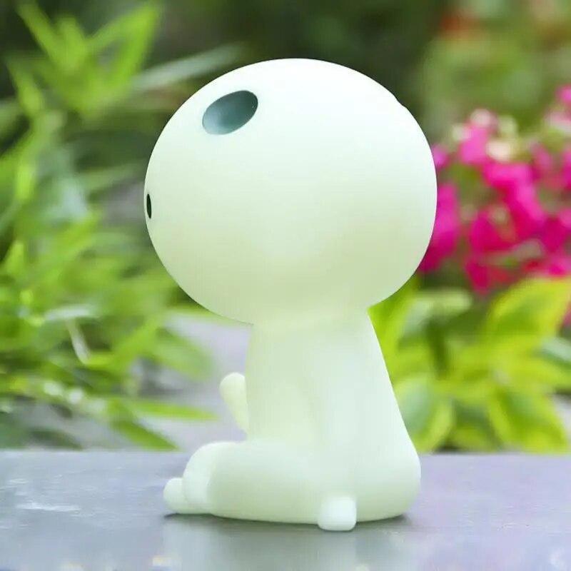 Cute 16cm DIY Miyazaki Hayao Princess Mononoke Kodama Tree PVC Action Figures Collection Model toy Piggy Bank Money Box
