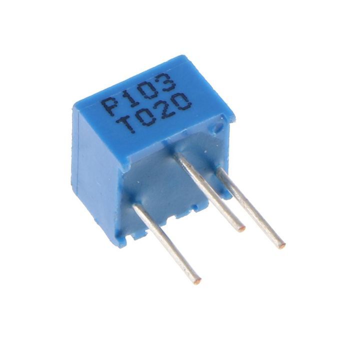 10Pcs/Set Resistors 10k  3362P-103 Top Adjustment Potentiometer