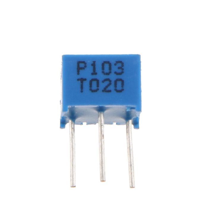 10Pcs/Set Resistors 10k  3362P-103 Top Adjustment Potentiometer