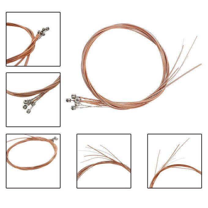 6pcs Phosphor Bronze Strings Set For Folk/Acoustic Guitar PARTS Gift